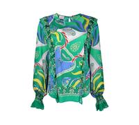 Mucho Gusto Blouse Montella Green Green Talla: S | Blusas Outlet | Mujer | Verde
