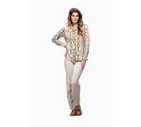 Mucho Gusto Blouse St. Denis Ecru Chains Talla: S | Camisas Outlet | Mujer | Marrón