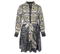 Mucho Gusto Dress Louvain Black Grey Ecru Black, Grey, Ecru Talla: S | Blusón Outlet | Mujer | Negro