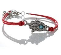 Mucho más 1 color rojo y Fallen Saint con cuentas de ojos malvados pulseras de la amistad de joyería de las cuerdas de Cábala buena suerte y de la suerte del encanto de la