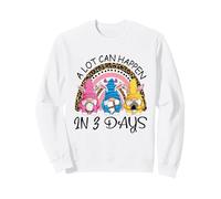 Mucho Puede suceder en 3 días Gnomos Rainbow Ester Day Sudadera