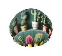 Muchos gorros de ducha Cactus Art con una doble capa de mantienen tu cabello bien ya sea que los uses mientras te duchas o te bañas.