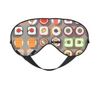 Muchos sushi Food Sleep Eye Mas Light Block Night Eye Blinder Travel Essential Gifts Women Men Sleep Mask