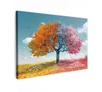 MuchoWow© Cuadros Decoracion Salon Modernos 120x80 cm para Dormitorios Cuadro Decorativos de Salon Lienzos Decorativo Pared Decoracion Lienzo Modernos Naturaleza - Arbol - Arbol de la vida