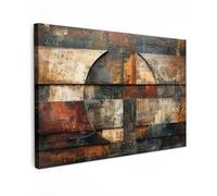 MuchoWow© Cuadros Decoracion Salon Modernos 120x80 cm Pinturas Lienzo Decorativo para Pared Decoración Hogar Lienzos Vintage - Marrón - Arte - Moderno