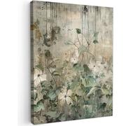 MuchoWow© Cuadros Decoracion Salon Modernos 30x40 cm para Dormitorios Cuadro Decorativos de Salon Lienzos Decorativo Pared Decoracion Lienzo Modernos Flores - Follaje - Abstracto - Moderno