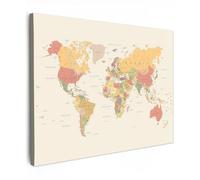 MuchoWow© Cuadros Decoracion Salon Modernos 80x60 cm para Dormitorios Cuadro Decorativos de Salon Lienzos Decorativo Canvas Wall Art Decoracion Modernos Planeta - Realismo - Claro