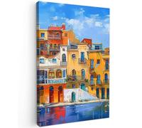 MuchoWow© Cuadros para Salon 40x60 cm Foto con Lienzo Canvas Laminas Cuadro Dormitorio Decoracion Hogar Pared Quadro Arquitectura - Foso - Arte - Moderno
