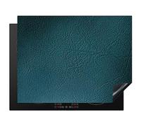 MuchoWow© Cubre Vitrocerámica - Protector Vitroceramica Induccion 77x59 cm - Tapa Vitroceramica - Protector de Vitroceramica Cuero - Aspecto Cuero - Verde - Azul