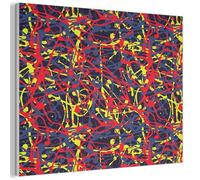 MuchoWow© Decoracion Pared 40x30 cm Paneles Acusticos Decorativos Panel Insonorizante Insonorizar Habitacion Insonorizacion CuadrosAcuarelas - Rojo - Amarillo