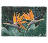 MuchoWow© Felpudo 60x90 cm Graciosos Divertidos Divertido Entrada Casa Tapete Goma Original Amazon Alfombra de Alfombrillas Interior Exterior Ave del paraíso - Flor - Exótico