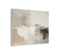 MuchoWow© Fieltros Ornamentales Sala Modernidad 70x50 cm Para Cuarto Principal Elemento Pared Matrimonio Wall Art Abstracto - Arte - Gris