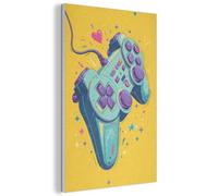 "MuchoWow© Insonorizar Habitacion 40x60 cm Paneles Acusticos Acoustic Panel Insonorizante Pared Insonorizacion Decoracion Cuadros Decorativos Gamer - Estrellas - Mando"