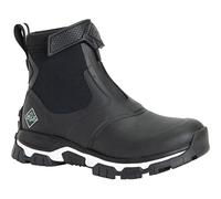 Muck Boots Apex Mid Zip, Botas de Lluvia Mujer, Black/White, 22.5 EU