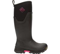 Muck Boots Arctic Ice - Botas altas de lluvia para mujer, negro/rosa, 36 EU
