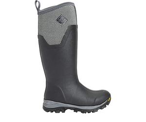Muck Boots Arctic Ice Tall Wellingtons BlackGrey Geometric UK 6