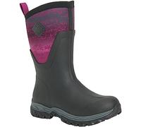 Muck Boots Arctic Sport Mid, Botas de Lluvia Mujer, Negro Magenta, 43.5 EU