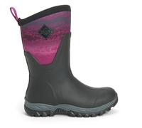 Muck Boots Arctic Sport Mid, Botas de Lluvia Mujer, Negro Magenta, 41 EU