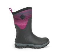 Muck Boots Arctic Sport Mid, Botas de Lluvia Mujer, Negro Magenta, 40 EU