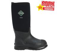 Muck Boots Chore Unisex Hombre Mujer Clásico Hi Estampado Botas de Agua Negro