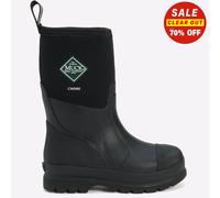 Muck Boots Chore Unisex Hombre Mujer Clásico Medio Estampado Botas de Agua Negro