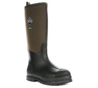 MUCK Chore Hi Triple Reforzado Punta Goma Wellies Botas Hombre en Verde GB 7-12
