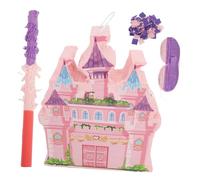 MUCKLILY 1 Juego De Piñata De Princesa Con Castillo Piñata Colgante Decoración Para Piñata Colgante Contenedor De Dulces Piñata De Princesa Para Fiesta De Cumpleaños Infantil Piñata