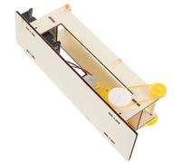MUCKLILY 1 Juego Modelo de Pista transportadora Juguete Educativo para Juguetes educativos de construcción Accesorio de Proyecto de Ciencia Experimento científico de Madera Beige
