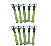 MUCKLILY 10 Aplicadores Metálicos para Crema de Ojos Rodillo Masajeador Barra Reparadora para Contorno Ocular Aplicador Portátil para Sérum Facial y Reducción de Hinchazón