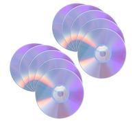 MUCKLILY 10 Discos DVD-r Grabables de Alta Capacidad, Soporte Imprimible, para Grabación de Música, Copias de Seguridad y Almacenamiento de Datos, Compatibles Grabadoras de DVD