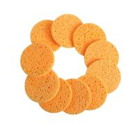 MUCKLILY 10 piezas Almohadillas Desmaquillantes Reutilizables de Celulosa Natural Ovaladas para Limpieza Facial Suave y Exfoliación Paquete de Unidades Color Aleatorio para Color Aleatorio