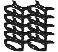 MUCKLILY 10 piezas Carrete Pequeño para Cable Organizador Enrollable para Cables de Carga y Extensión Bobinadora de Plástico Resistente para Oficina y Hogar