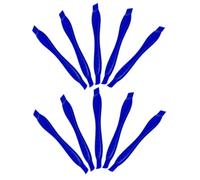MUCKLILY 10 Piezas de Herramientas de Palanca de Precisión de Plástico Azul, Doble Cabeza, Kit para Desmontaje y Reparación de Pantallas de Teléfonos Móviles, Profesionales y