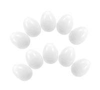 MUCKLILY 10 Piezas Huevos de Pascua Vacíos Rellenables de Plástico Decoraciones Abiertas para Celebraciones para Fiestas y Actividades Diy para Aulas Caza de Huevos