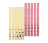 MUCKLILY 10 Piezas Unidades de Palitos de Moxa para Cuerpo de Moxibustión Abdominal Calor Uniforme para Aliviar Fatiga y Mejorar Circulación Colores Rojo y Amarillo Aptos para SPA y Uso