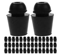 MUCKLILY 100 Piezas Tope de Capó de Goma Negro para Coche Amortiguador y Protección contra Impactos, Reducción de Ruido y Durabilidad para Uso Automotriz y Montaje DIY