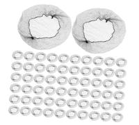 MUCKLILY 100 piezas Unidades Redes de Pelo Invisibles Malla Suave para Moños Mujeres Cocineras Bodas Fiestas Actuaciones