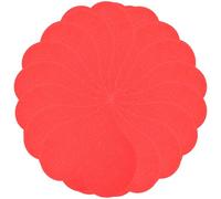 MUCKLILY 100 Tarjetas Pequeñas de Papel Forma de Corazón 7x8 Cm, Color Rojo Dorado, para San Valentín y Decoraciones, Kit DIY para Manualidades, Mensajes y Felicitaciones