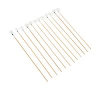 MUCKLILY 12 piezas Kit de Palitos Limpiadores de Cera de Oído con de Pluma Suave Herramientas de Masaje Auricular Desechables para Eliminación y Efectiva de Cerumen