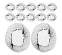 MUCKLILY 120piezas Redecilla Invisible Cabello Redes Elásticas Negras Malla con Borde Elástico para Cubrir Moños para Ballet Danza y Peluquería