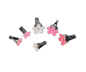 MUCKLILY 1juego Clip Ambientador De Aire Para Coche Difusor De Fragancia Floral Para Ventilación Decoración Interior Estilosa y Práctica