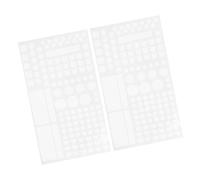 MUCKLILY 2 Hojas Pegatina Opaca Etiqueta Engomada De La Luz Apagón De Pegatinas Led Llevado Pegatinas Tiras Bloqueadoras De Luz Pegatina Led La Mascota Transparente