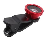 MUCKLILY 2 Juegos de Lentes para Teléfono con Lente Macro, Gran Angular 0,67x y Ojo de Pez 180°, Clip Negro para Smartphone, Accesorios de Fotografía Móvil, Kit para Capturar Detalles