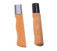 MUCKLILY 2 Mangos De Cortador: Cortadores De Cocina De Repuesto Con Mango De Madera Para Un Cómodo Y Estable - Piezas Para De Cocina