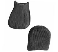 MUCKLILY 2 Piezas Funda De Asiento De Motocicleta Protectora Solar Juego De Fundas De Malla Para Cojines De Moto Térmico Para Asientos De Motocicleta