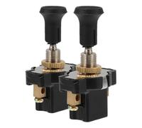 MUCKLILY 2 piezas Interruptor de Luz para Camión con Mecanismo de Arranque Mando de Tracción Simple para Motor Compatible para Vehículos y Sistemas Eléctricos