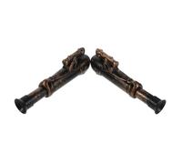 MUCKLILY 2 Piezas Retractable Plastic Scope For For Role Play Parties and Outdoor Adventures No Lenses