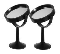 MUCKLILY 2 Piezas Rotatable Standing Concave Convex Mirror Laboratory Optical Equipment Adjustable Angles Space-saving Design For Physics Teaching Research And Science Labs