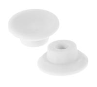 MUCKLILY 2 Piezas Tapones de Caucho para Orificios Redondos de Congeladores y Frigoríficos Antileak Fáciles de Instalar Accesorios de Repuesto para Drenaje Limpio Obstrucciones