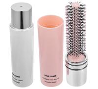 MUCKLILY 2 Unidades de Peines Retráctiles Redondos para Cabello Corto, Antiestáticos Enredos, Ligeros y Compactos, Ideales para Mujeres y Hombres, Uso Diario y Viaje